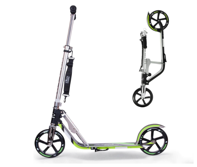Hudora Big Wheel Scooter 205 - Pedal Toy GS 205 One Size Black/Green