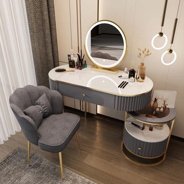 ZXCVBNM cosmetic dressing table with mirror, household furniture bedroom dressing table stool set dressing table set