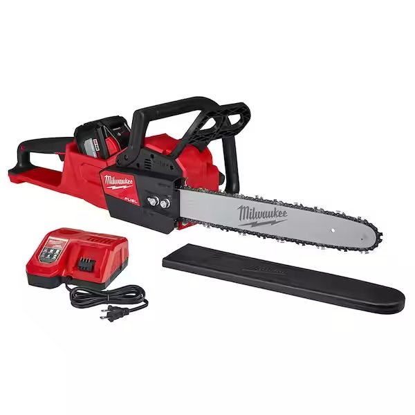 Milwaukee M18 FUEL 16 in. 18-Volt Lithium-Ion Brushless Battery Chainsaw Kit