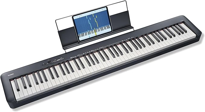 Casio CDP-S110BK Digital Piano with 88 Weighted Keys, Black