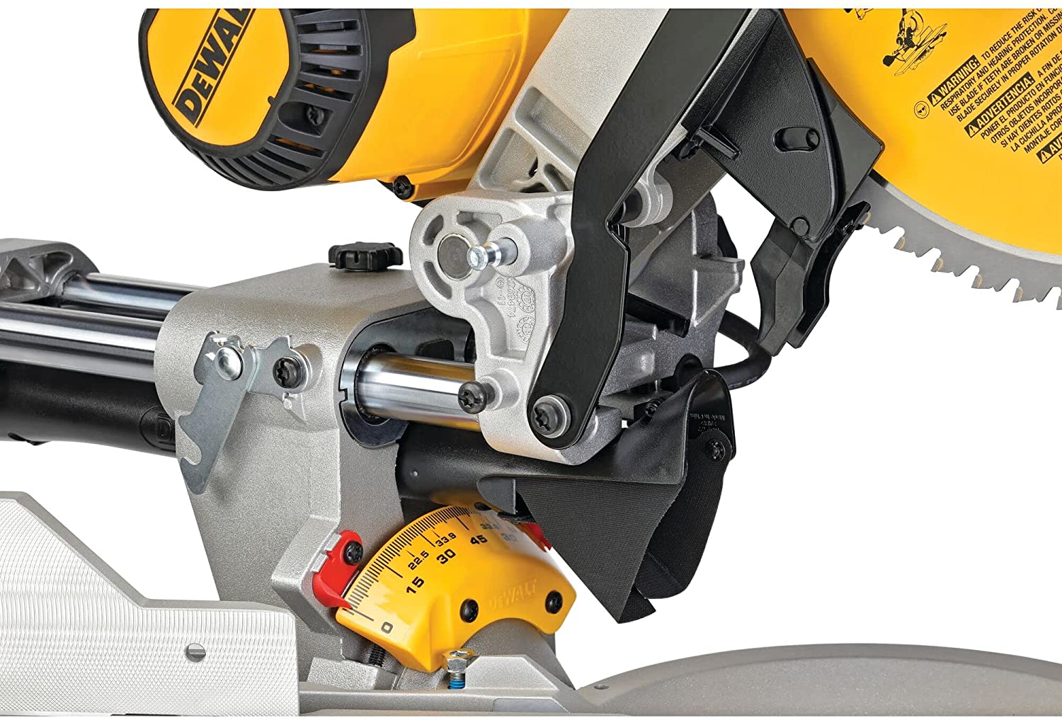DEWALT 12-Inch Sliding Compound Miter Saw, Double Bevel (DWS780) , Black
