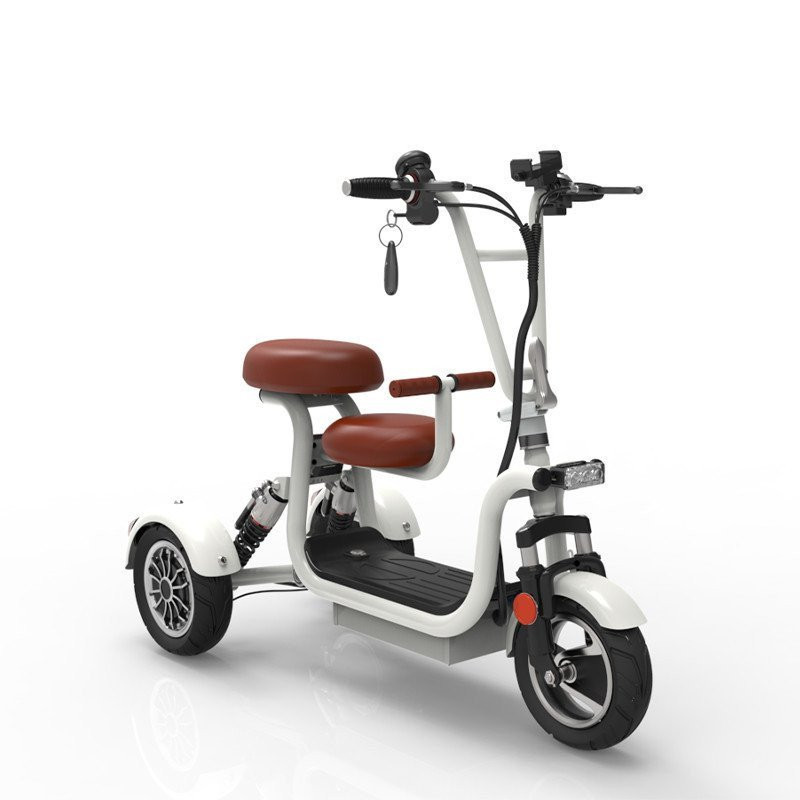 Suitable for home travel light tricycle electric scooter 3 wheel powered adult scooter