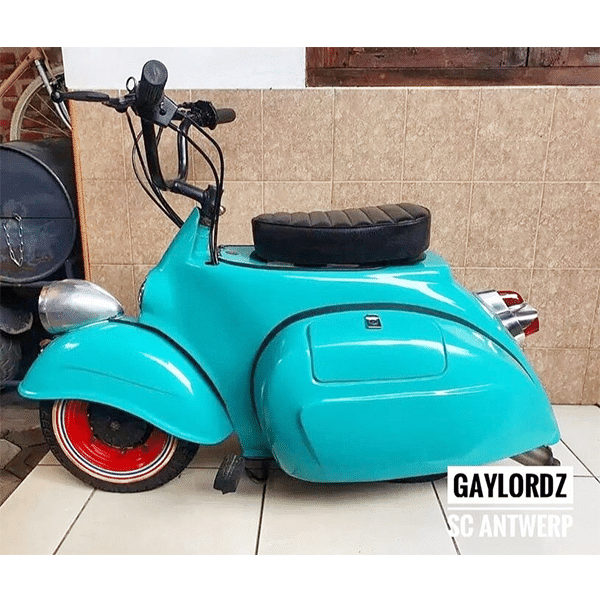 Imported Biagio Vespa modified mini scooter turtle 50cc electric spray water-cooled scooter