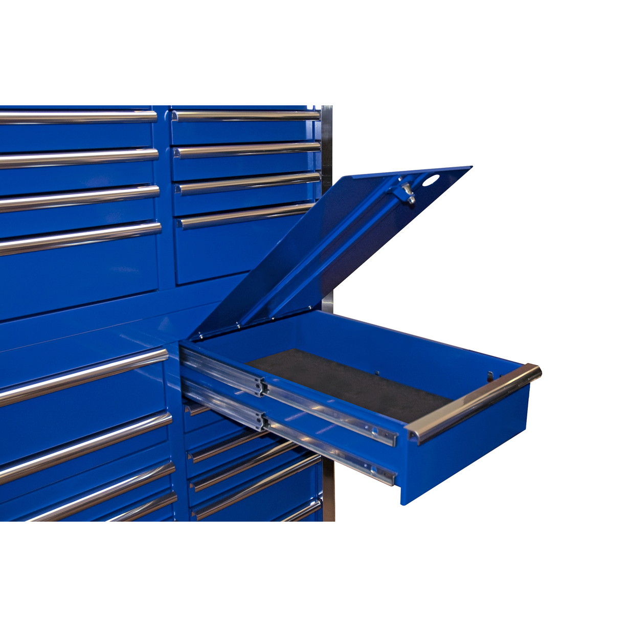 used toolbox72 38 Drawers Professional Roller Cabinet, Top Chest & Side Cabinet Combo