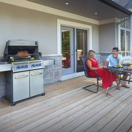 Napoleon P500RSIBPSS-3 Prestige 500 RSIB Propane Gas Grill, sq. in + Infrared Si